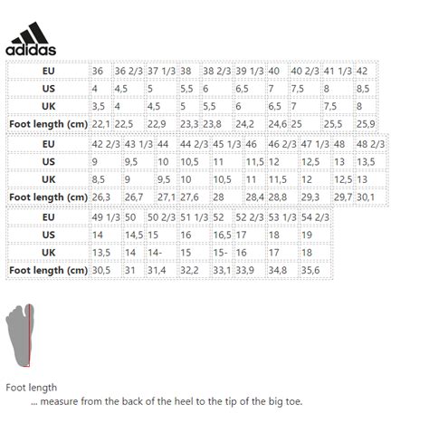 maat 12 adidas 140|Size Chart .